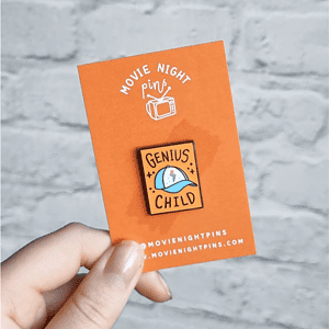 Genius Child - Stranger Things Pin - Image 2