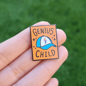Genius Child - Stranger Things Pin - Image 4