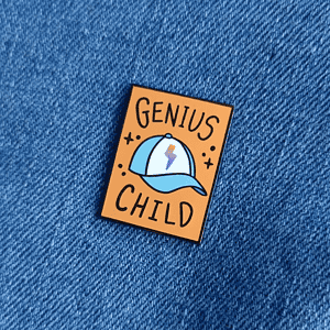 Genius Child - Stranger Things Pin - Image 3